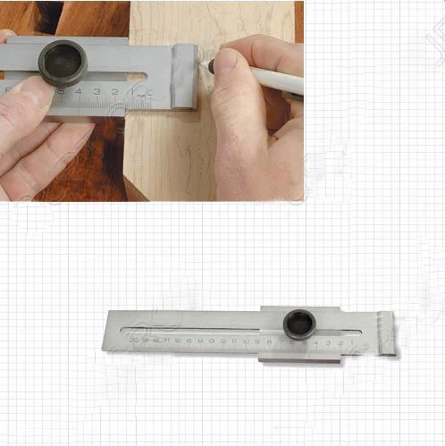 

LS200 scriber / tenon scriber Steel Marking Gauge (Stainless steel) 0-200MM,Woodworking Measuring Tool
