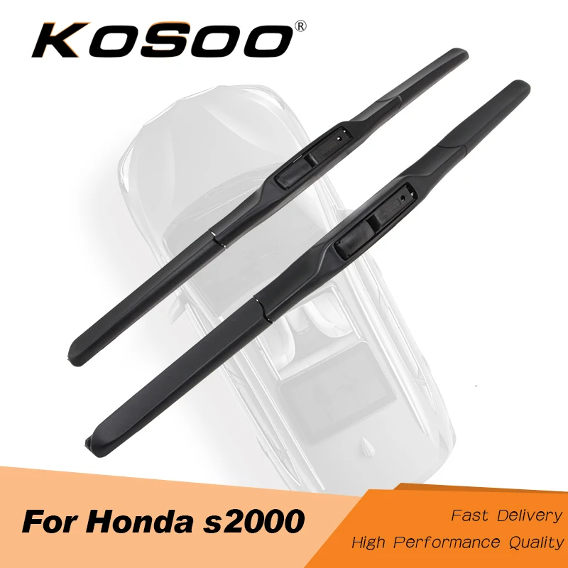 

KOSOO For Honda S2000 1999 2000 2001 2002 2004 2005 2006 2007 2008 2009 Auto Car Wiper Blades Clean The Windshield Accessories