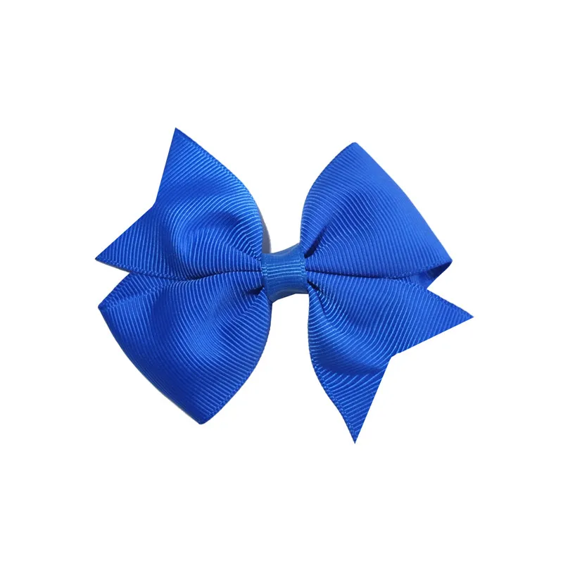 352 Electric Blue 2 шт. 3,5 дюймов бант для волос заколки для волос для маленьких девочек заколки для волос Бутик волос заколка-бабочка «ласточкиным хвостом» лук заколки для волос аксессуары для волос - Цвет: 352 Electric Blue