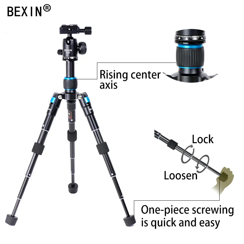 BEXIN Гибкий Настольный смартфон Настольный телефон фотография Карманный штатив Стенд Портативный компактный мини штатив для iPhone камера