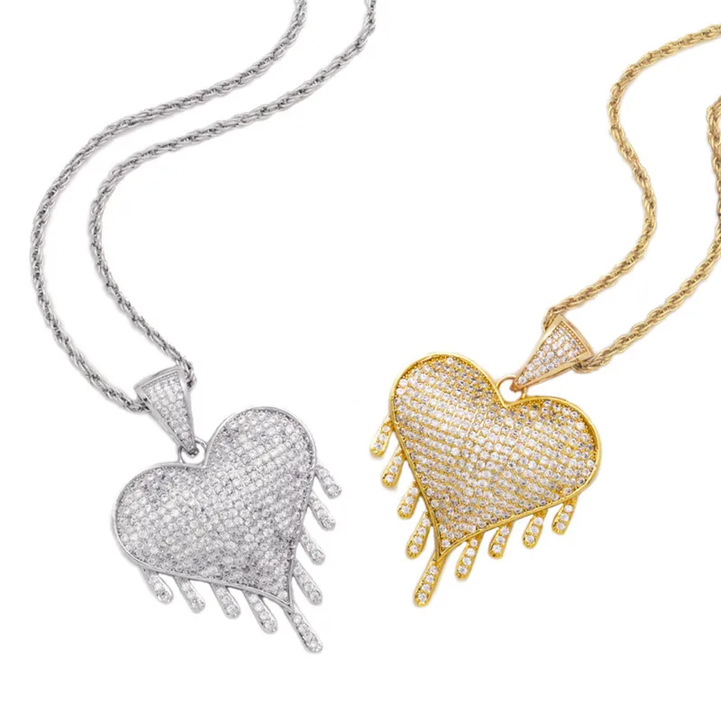 Распродажа от производителя подвеска в виде капельного сердца OMYFUN ожерелье для