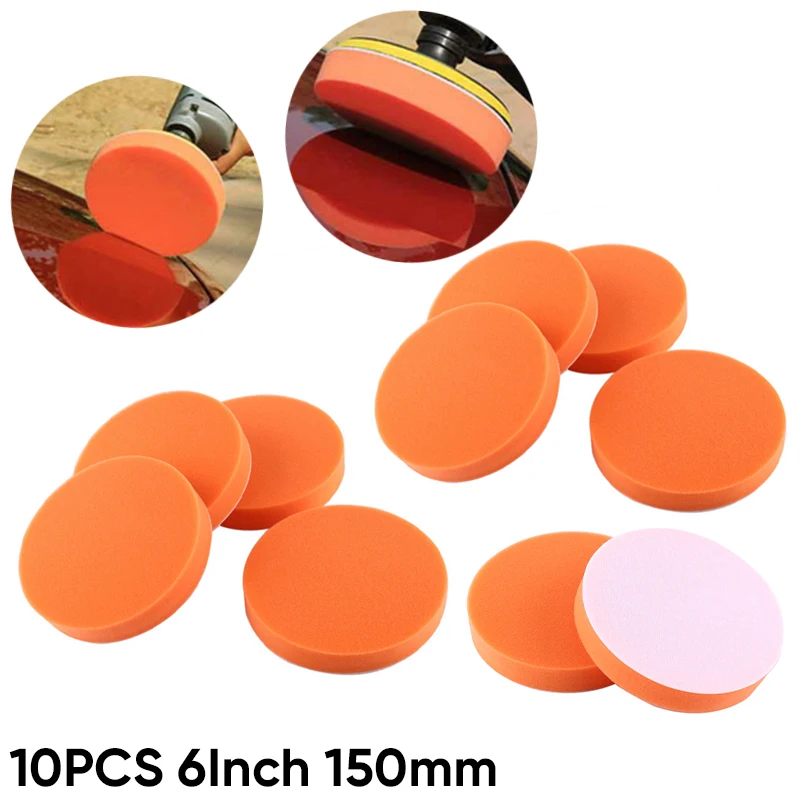 Самоклеящаяся фреза 10X6 дюймов (150 мм) полировальный диск 10 шт. колесо угловая