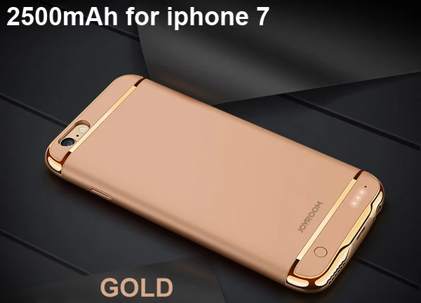 Gold for i7 i8 Чехол для зарядного устройства для iphone 6, 6 s, 7, 8 Plus, чехол для внешнего зарядного устройства, Ультратонкий чехол для iphone 6s - Цвет: Gold for i7 i8