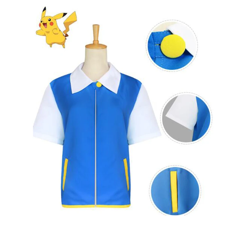 COSHER Pokemon xiaozhi Аниме Косплей костюмы косплей бомбер женская одежда Вечерние