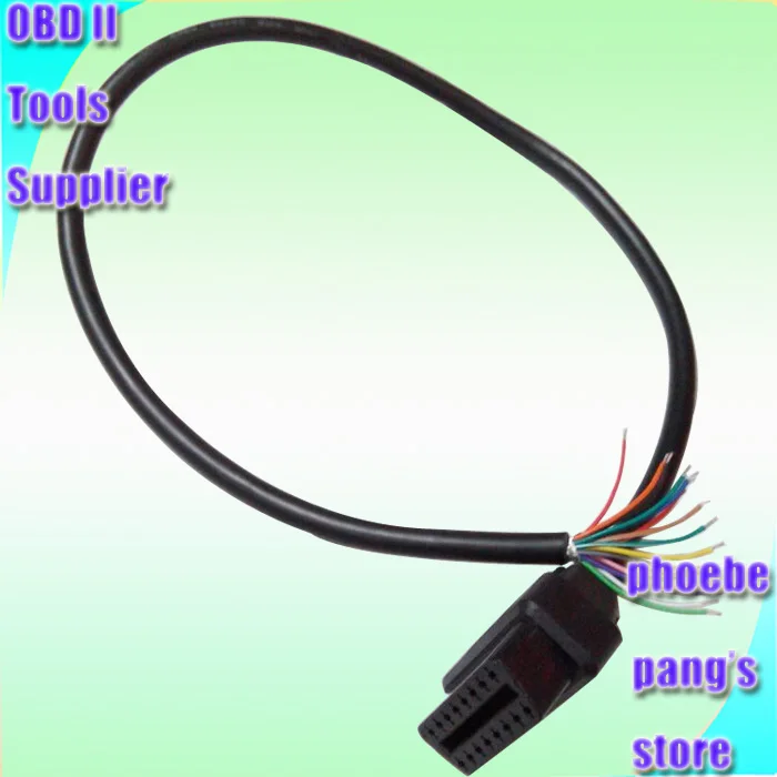 Высококачественные автомобильные аксессуары OBDII J1962f для открытия OBD2 OBD 2 16 PIN 16 PIN гнездовой соединительный кабель 0,6 метра 1 штука