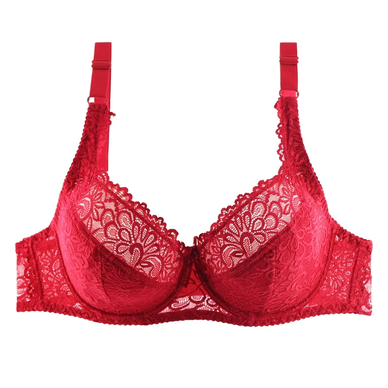 Beauwear женский большой чашки D DD E бюстгальтер без подкладки девушки Полный кружева