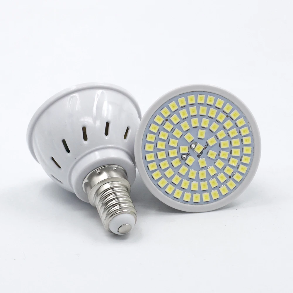 T.Y.S 48 60 80 светодиодный Кукуруза лампы SMD 2835 4W 6W 8W Светодиодный прожектор GU10 E14 E27 MR16