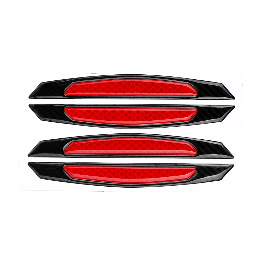 FORAUTO 4 шт./упак. Автомобильная Светоотражающая полоса анти столкновения