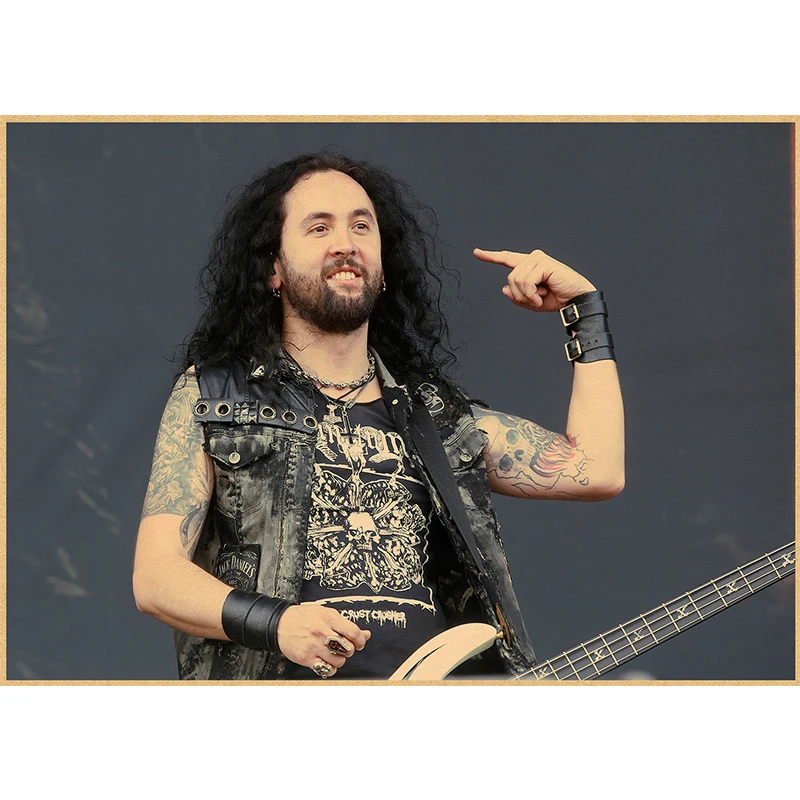 DragonForce Декор для дома крафт кислота камень музыка плакат рисунок сердечник