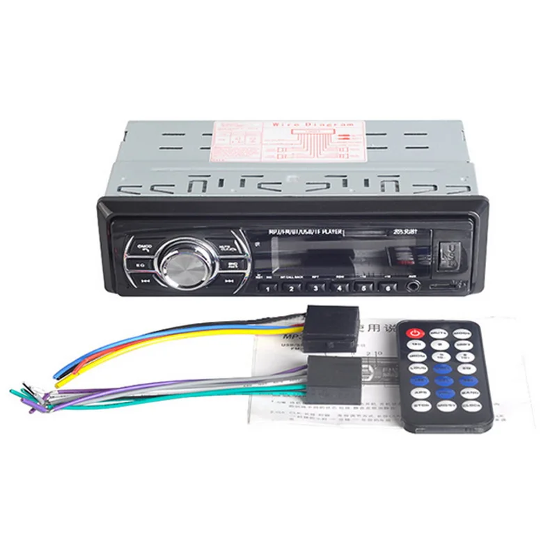1 Din OLED цветной экран Поддержка USB/SD/карт-ридер автомобильный радиоприемник FM Тернер Bluetooth автомобильный стерео Aux-in 12 V автомобильный mp3-плеер
