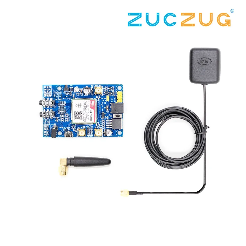 SIM808 модуль GSM GPRS GPS макетная плата SMA с антенной для Arduino|Интегральные схемы| |