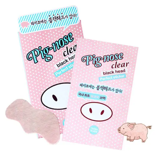 HOLIKA Pig Nose Clear Black Head идеально Стикеры 10 шт. удаление угрей Нос Маски пористая