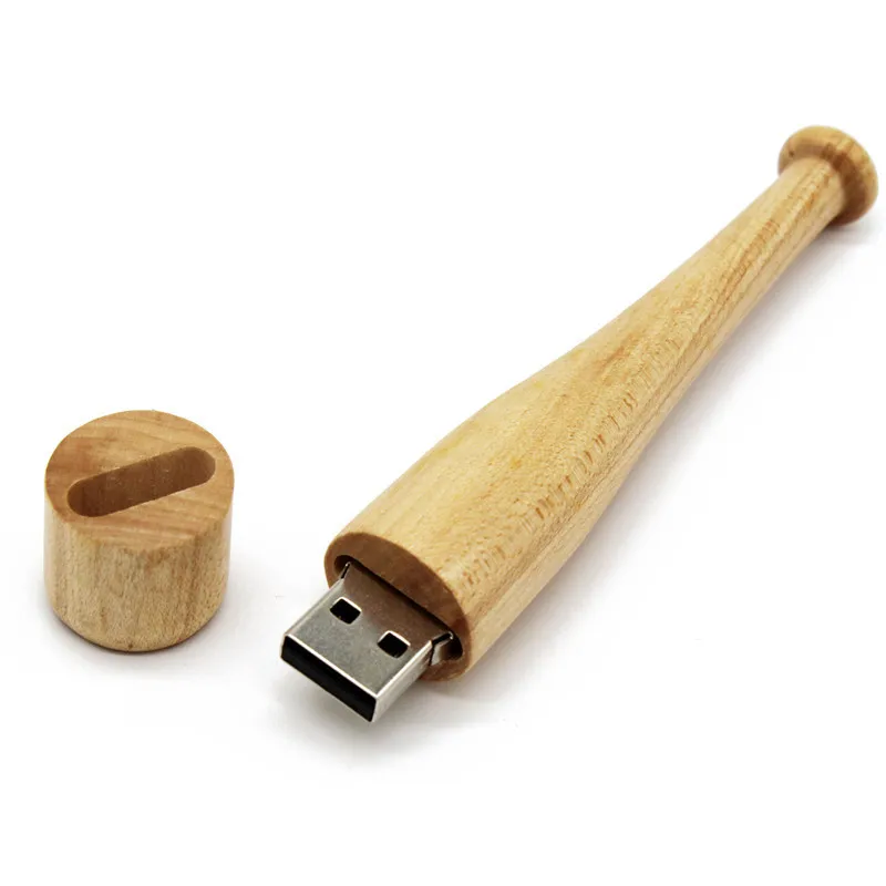 Деревянный usb флеш накопитель 4 ГБ 8 16 32 maple baseball bat usb|USB флэш-накопители| |