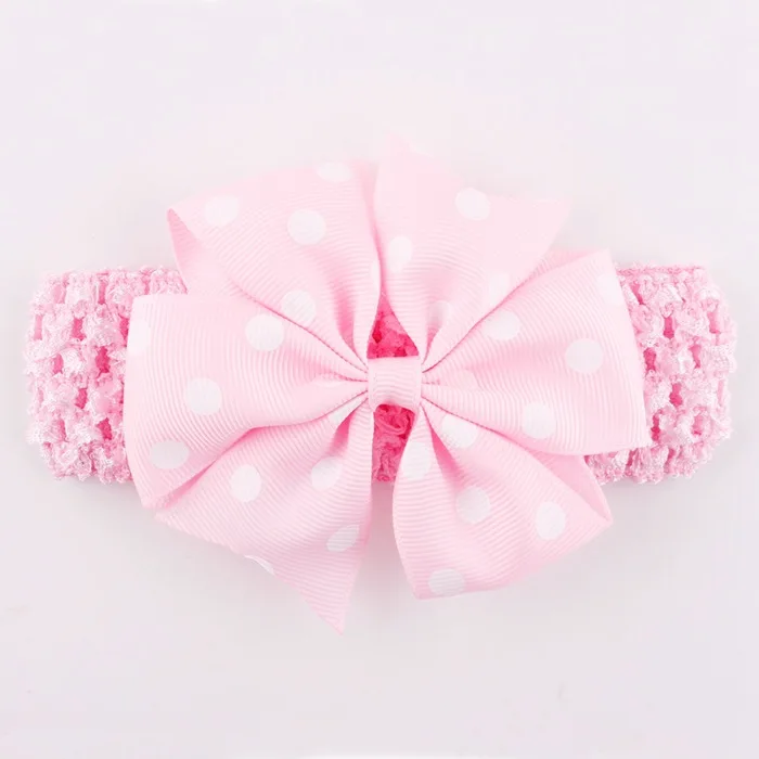 Новый 13 видов цветов Мягкая повязка для новорожденных лента в горошек эластичная