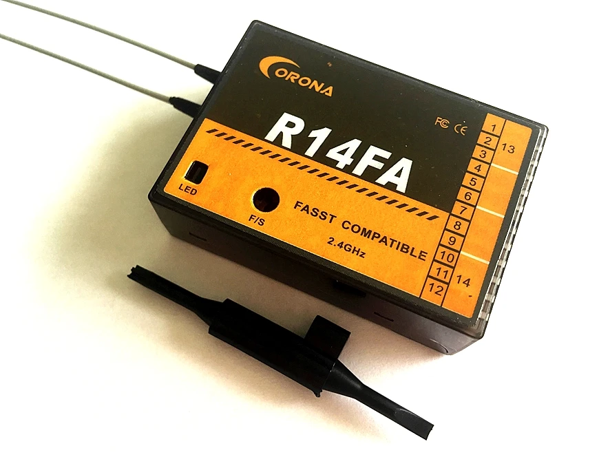Совместимый приемник R14FA FASST 2 4 ГГц 14Ch для передатчика FUTABA 12FG|fasst compatible receiver|receiver