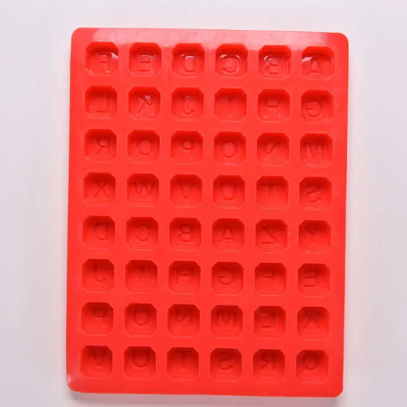 Силиконовая форма для мыла с буквами Enghish 48 букв 1 шт.|soap mold|soap flowerdecor soap |