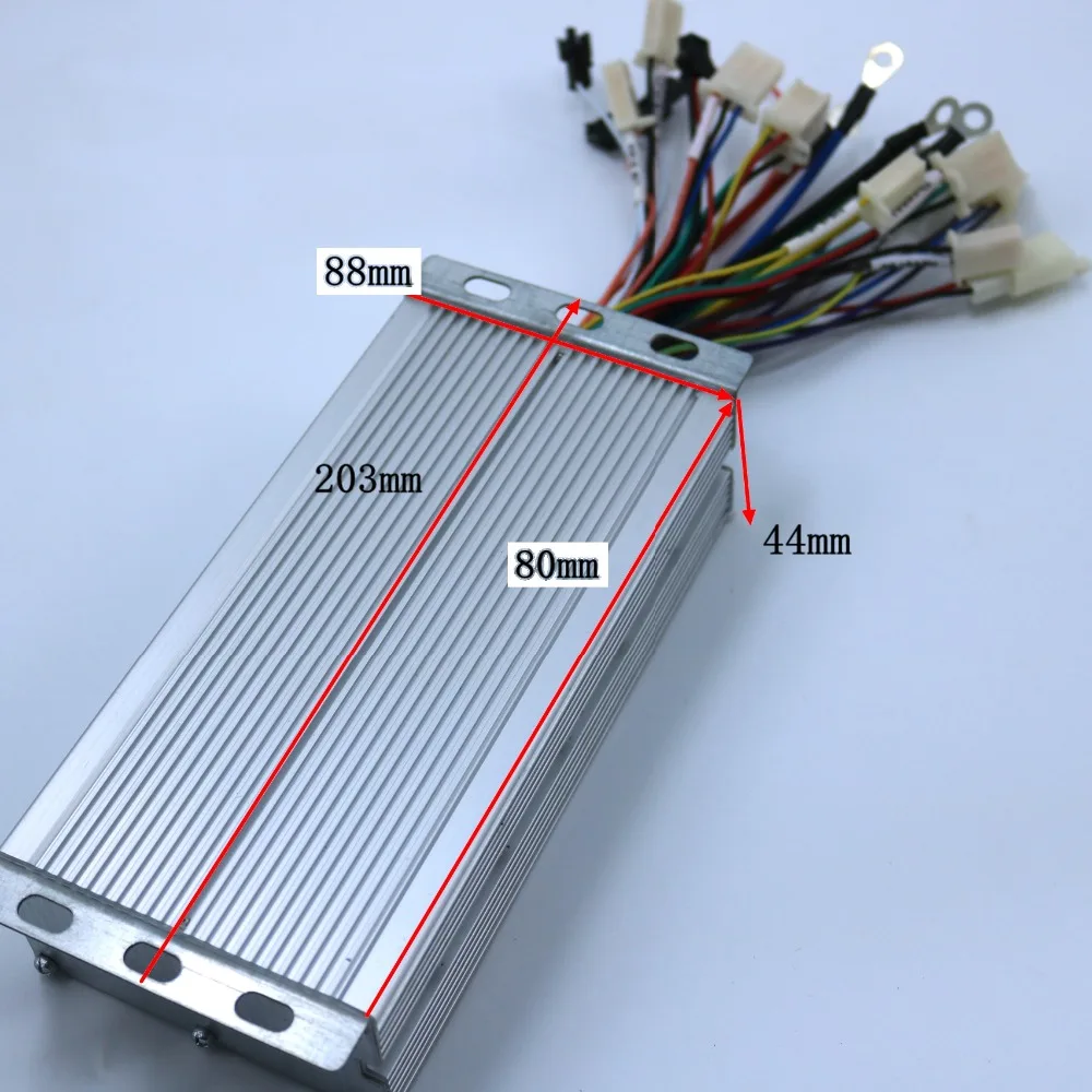 Evfitting 60V 1200 W-1500 W 45Amax BLDC контроллер двигателя 15 труб Электрический велосипед регулятор бесщеточного двигателя