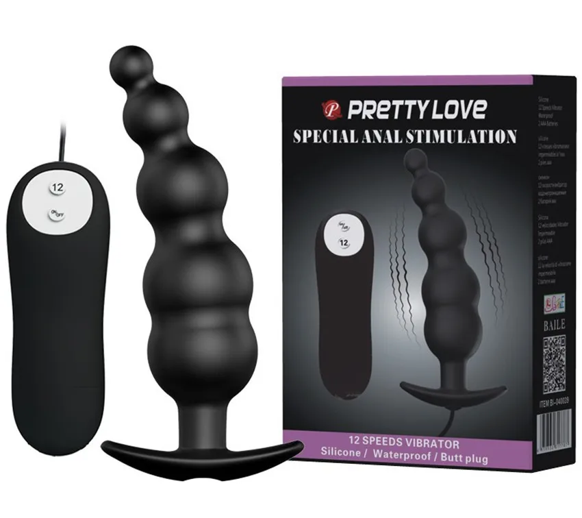 G-spot Stimulation Pull Beads Anal Plug Butt Erotic Toys Gay Sex Masturbation Prostate Massage Vibrator buttplug ST371 |