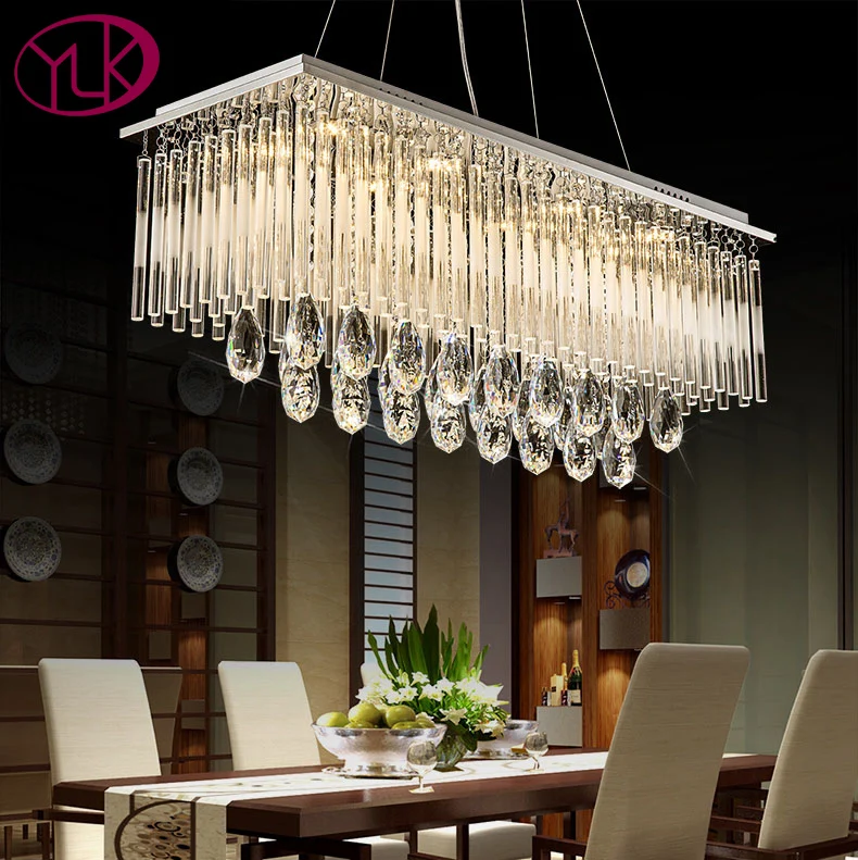 Фото Youlaike Modern Crystal Chandelier For Dining Room Rectangle Kitchen Island Suspension Lighting Fixtures Home Decoration Lamp Youlaike Modern Crystal Chandelier For Dining Room Rectangle Kitchen Island Suspension Lighting Fixtures Home Decoration Lamp
