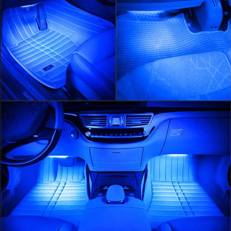Светодиодная RGB лента для салона автомобиля лампа создания атмосферы в салоне Seat