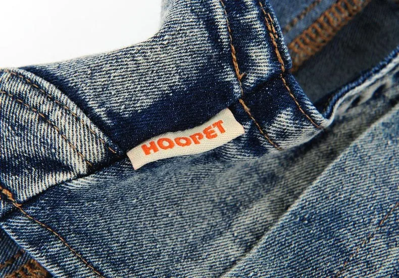 HOOPET модная одежда для собак, щенков, кошек, джинсовый жилет, голубой джинсовый Летний жилет для чихуахуа, плюшевого бульдога, все размеры