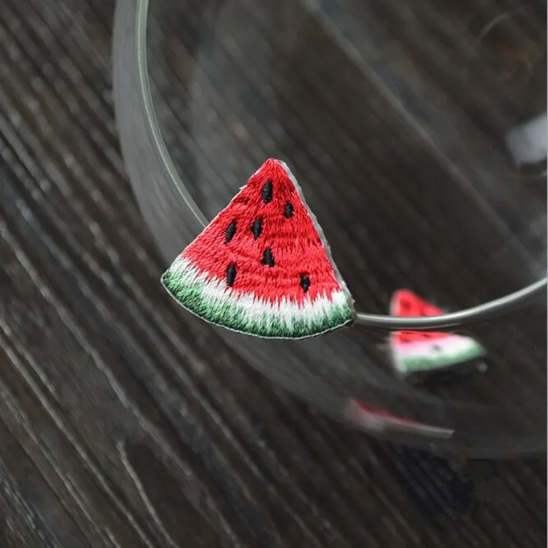 5 шт./Лот вышитая аппликация в виде арбуза для одежды утюга нашивки детской