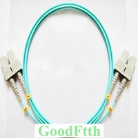 fiber patch cord jumper cable sc sc multimode om3 50125 duplex goodftth 20 100m