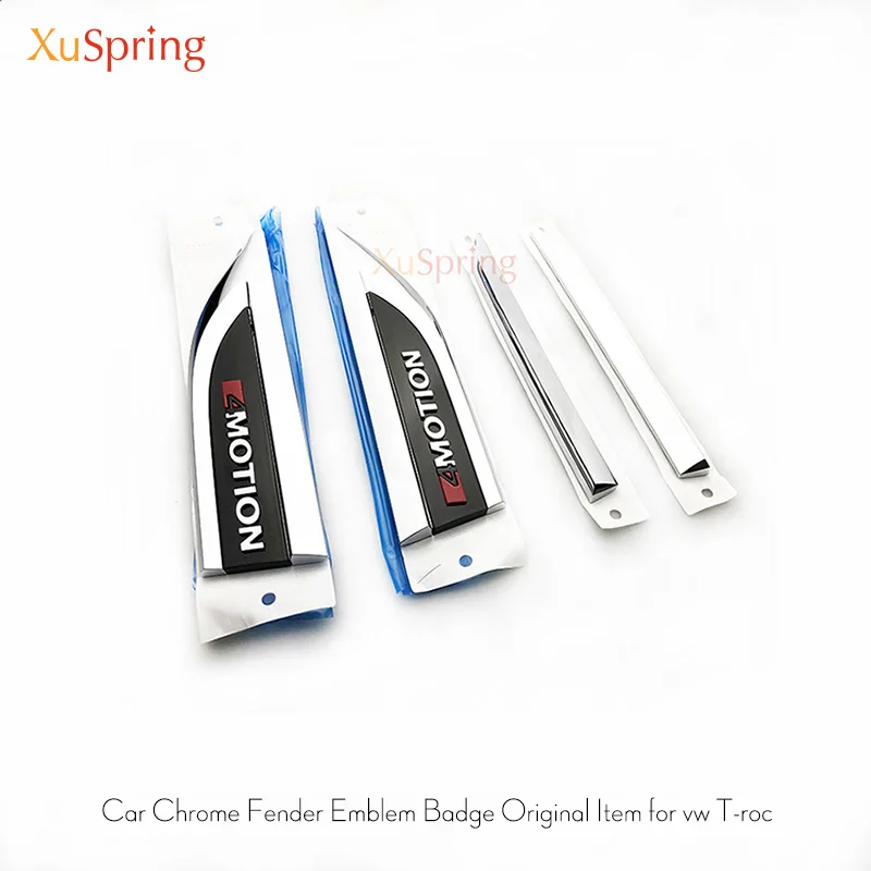 Эмблема для крыла автомобиля с 4 наклейками на движение оригинальный значок vw T roc