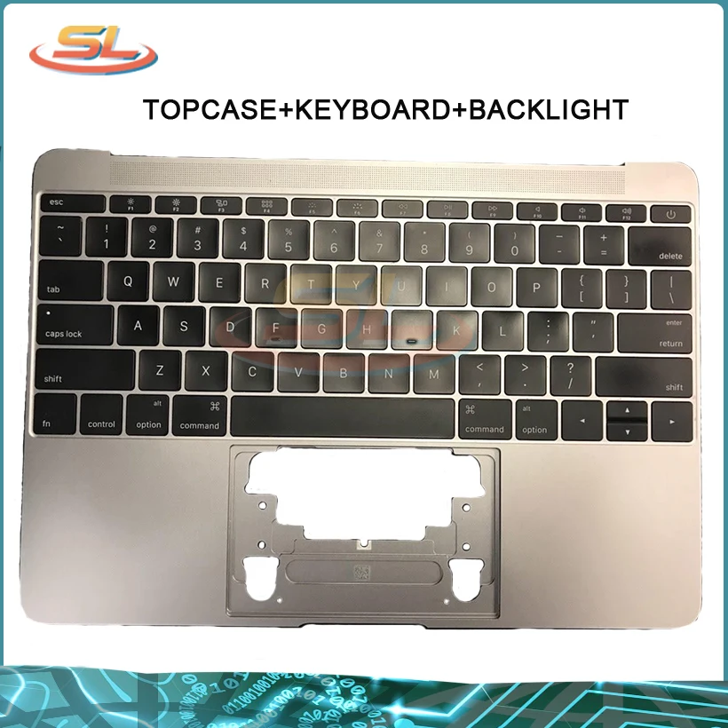Оригинальный чехол для MacBook 12 дюймов A1534 английская клавиатура с верхней крышкой