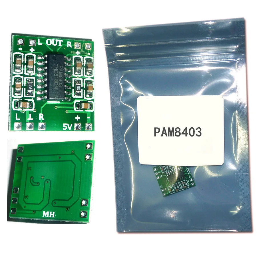 PAM8403 module Super digital amplifier board 2 * 3W Class D efficient 2.5 to 5V USB power supply DIY Kit | Обустройство дома
