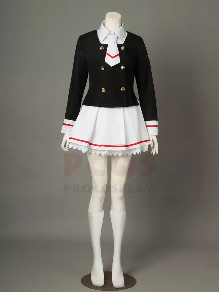 Cardcaptor Sakura прозрачная карта Сакура КИНОМОТО униформа косплей костюм mp003941|Костюмы