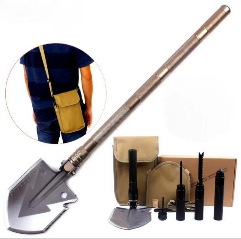 New multi-functional engineering shovel Folding self-defense shovel Outdoor camping tools Survival equipment