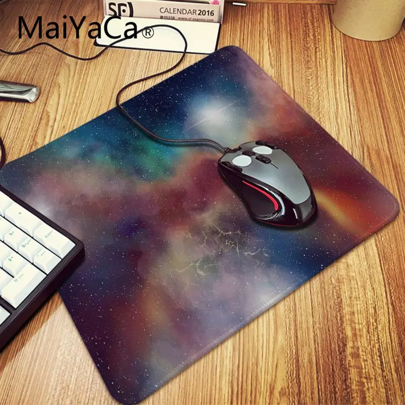 Maiyaca Galaxy Красочные звездное небо офисные мыши геймер игровой коврик для мыши xl скорость клавиатуры коврик для мыши ноутбука ПК ноутбук Настольный коврик