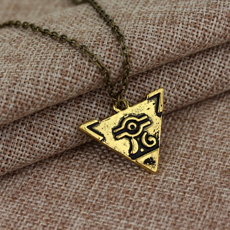 Оптовая продажа Легенда о Zelda сплав треугольник ожерелье Античная бронза Чиан