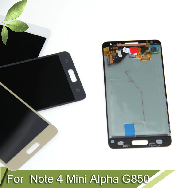 Детали AMOLED для ЖК-дисплея SAMSUNG Galaxy Alpha ЖК-дисплей Note 4 MINI G850 G850F детали замены