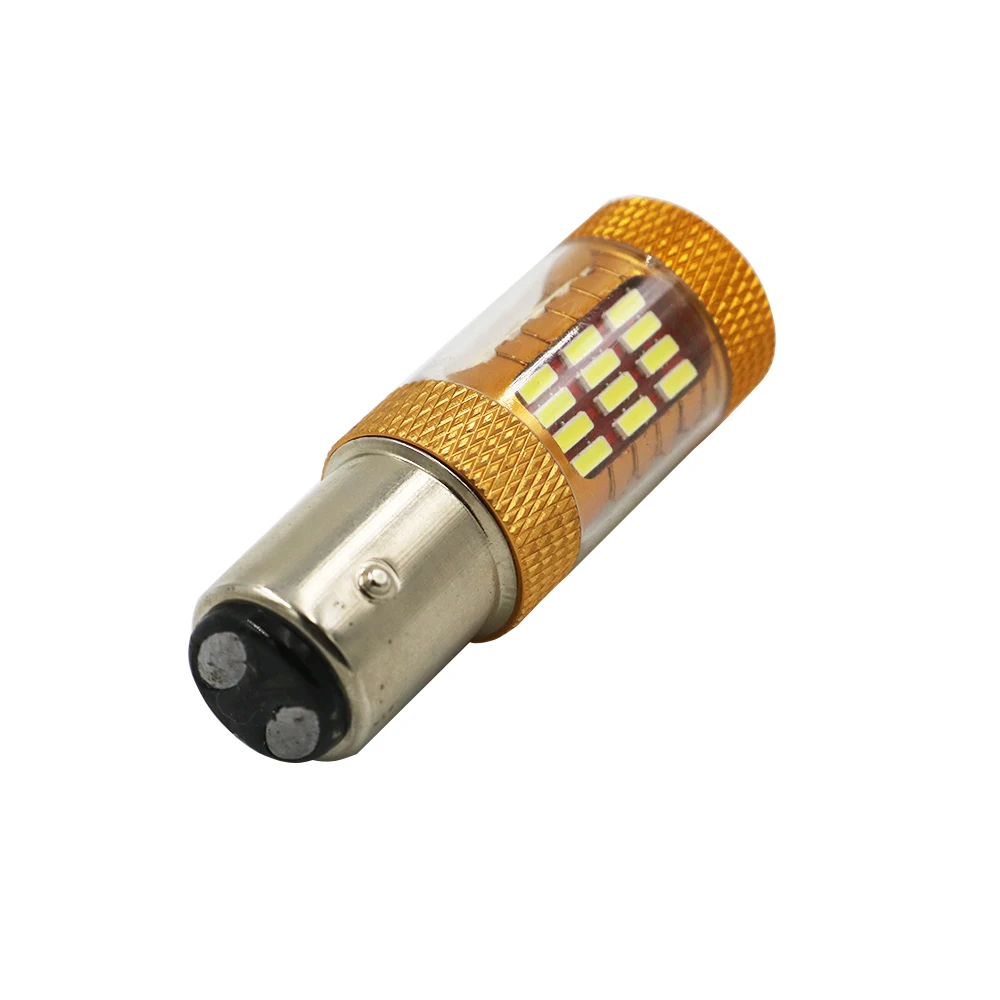Y 50X BA15D 1157 светодиодный 60smd 7 5 W супер яркий 4014 12V Светодиодный белый автомобильный