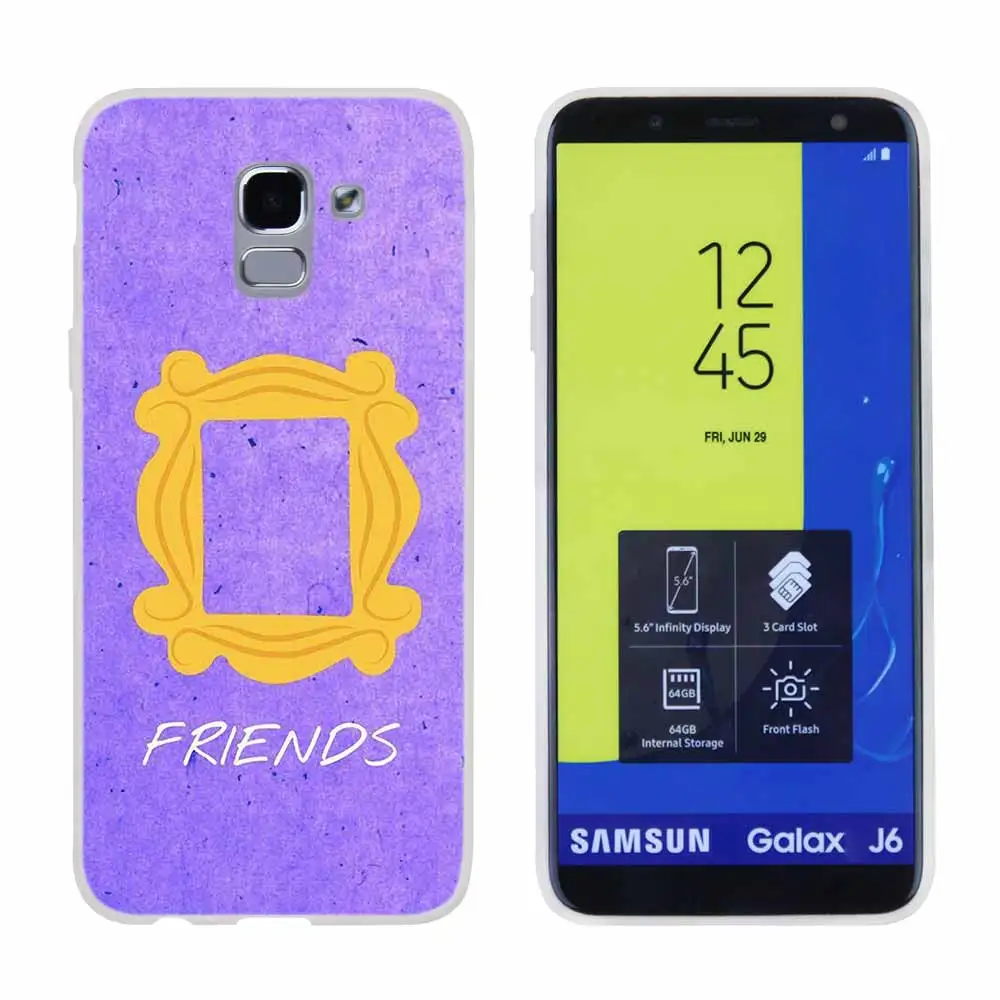 Pattern05 Кофейня Кофе из телесериала «Друзья для чехол для телефона samsung Galaxy j6 J8 J7 J5 J3 J4 Plus J610 Prime Мягкий силиконовый чехол - Цвет: Pattern05