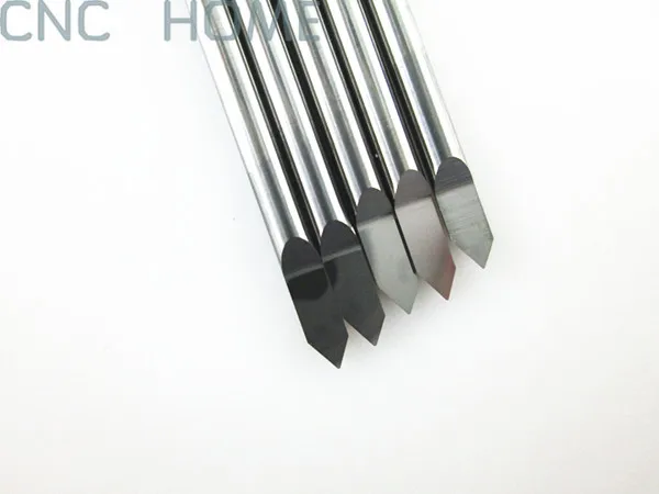 10 шт режущих инструментов для металла с хвостовиком 1/8 дюйма острые фрезы