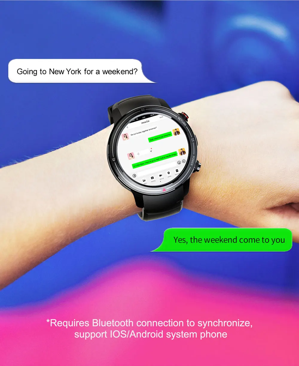 LOKMAT LOK01 4G SIM Smartwatch 3gb32гб MTK6739M Android 7 1 фитнес трекер 39 &quotAMOLED дисплей WiFi GPS 620 мАч Смарт