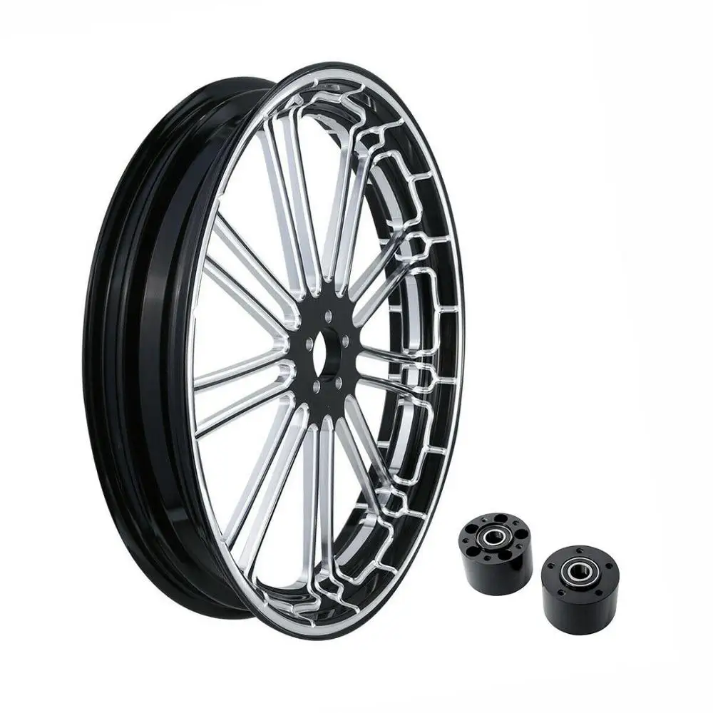 Мотоцикл 21 &quotCNC передний обод колеса двойной диск ступицы для Harley Touring Dyna Softail