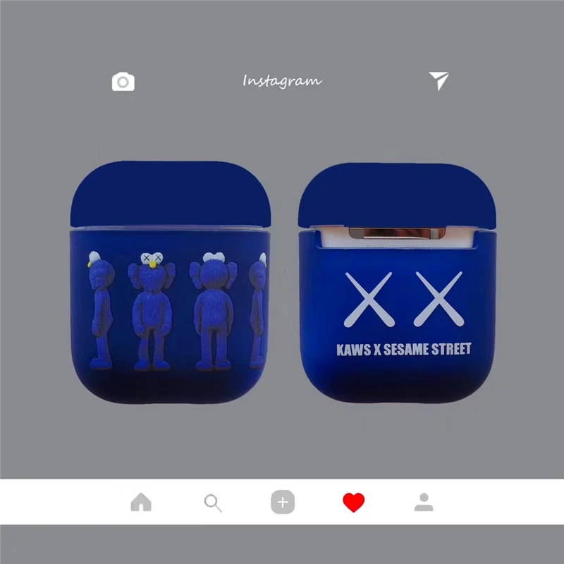 Hot Cartoon Anti-drop Cover Wireless Earphone Charging Bag for Apple AirPods 1 2 Lovely personality Bluetooth Headset Box | Электроника