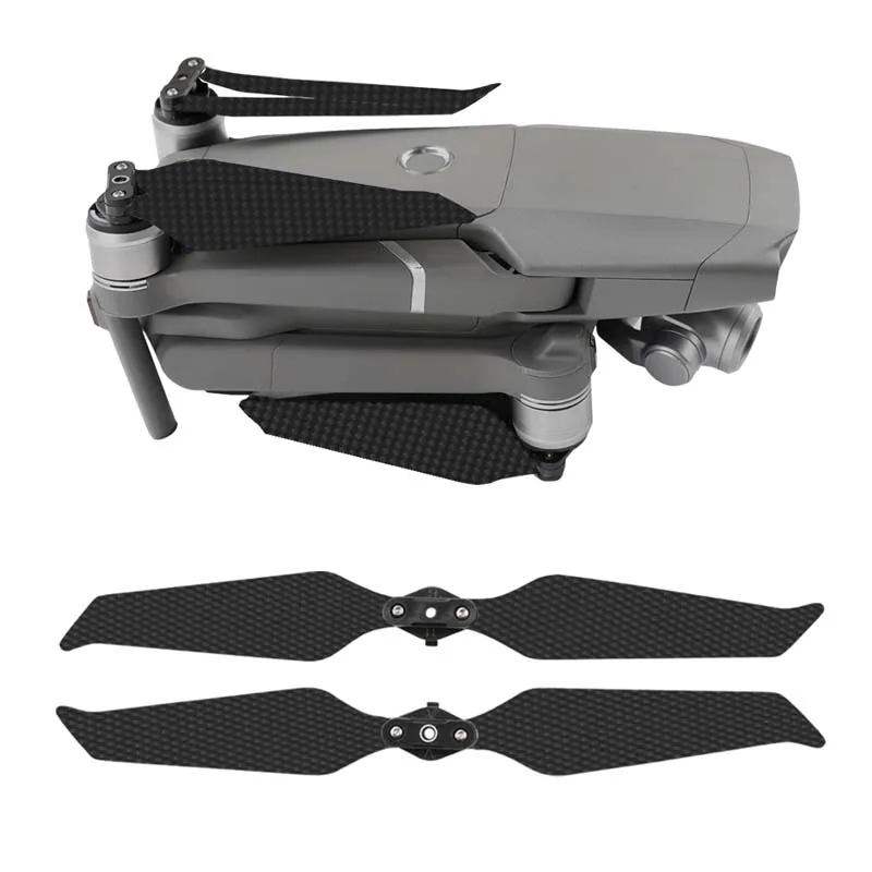 4 шт. углеродное волокно складной быстросъемный 8743 Пропеллер для DJI Mavic 2 Pro Zoom Drone шумоподавление Реквизит лопасти пропеллеры