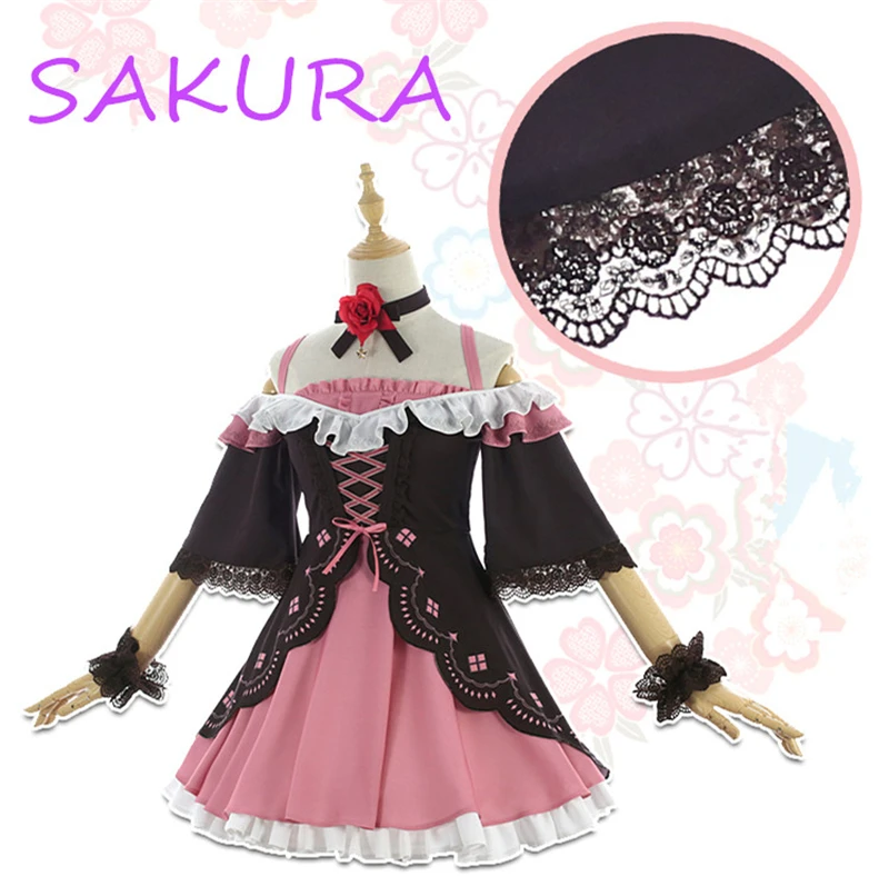 Карточка Captor SAKU KINOMOTO SAKURA Daidouji Tomoyo Косплей Костюм повседневные Костюмы Спящая