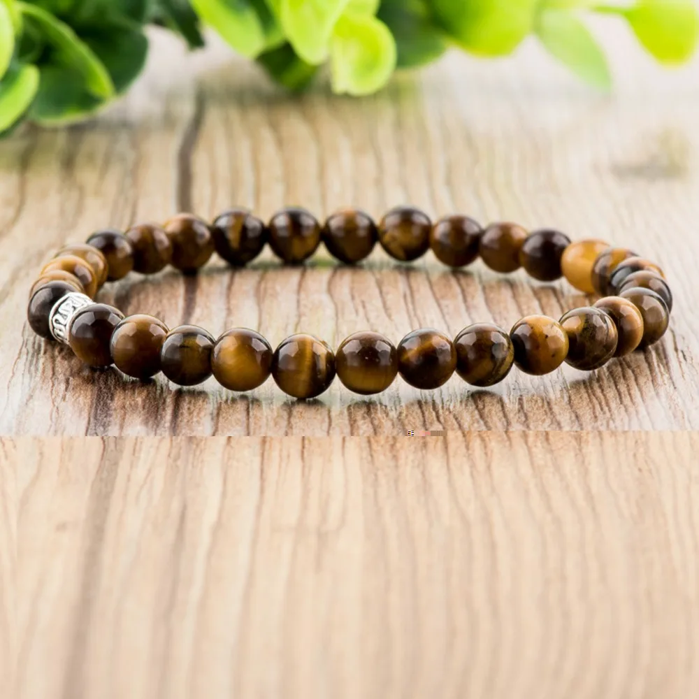 CHICVIE тигровый глаз бусины мужские браслеты и из натурального камня нитка браслет