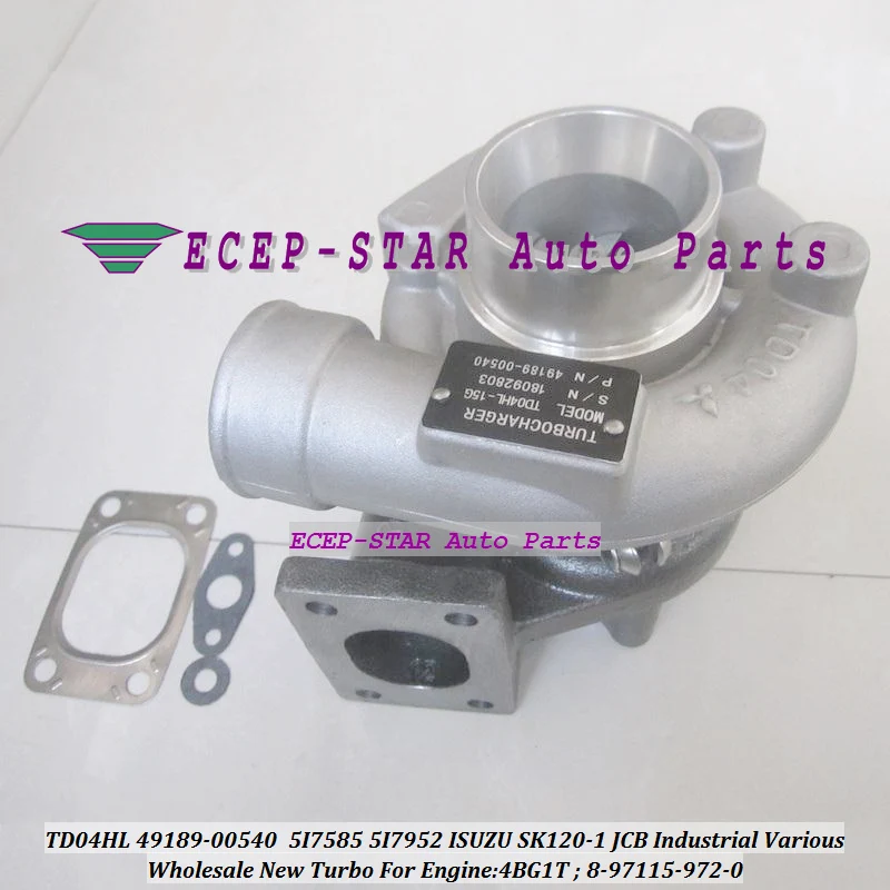 Турбокомпрессор TD04HL 49189 00540 8971159720 5I7585 5I7952 для ISUZU SK120 промышленный 4BG1 T 4BG1T
