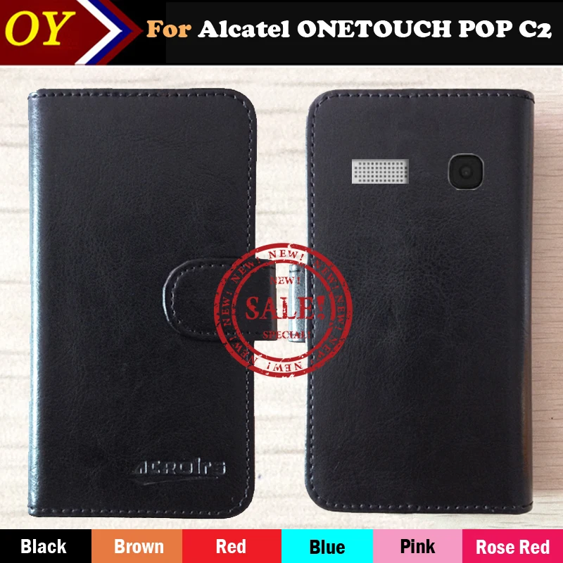 6 цветов супер! Чехол Alcatel ONETOUCH POP C2 4032D модный кожаный эксклюзивный защитный 100%