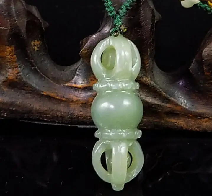 Красивое натуральное 3D подвеска Будды Hetian ожерелье ручной работы|buddha pendant|natural