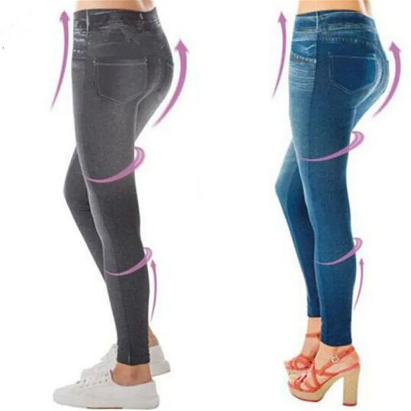 2017 модные женские брюки плюс размер Стрейчевые обтягивающие джинсы с карманами и