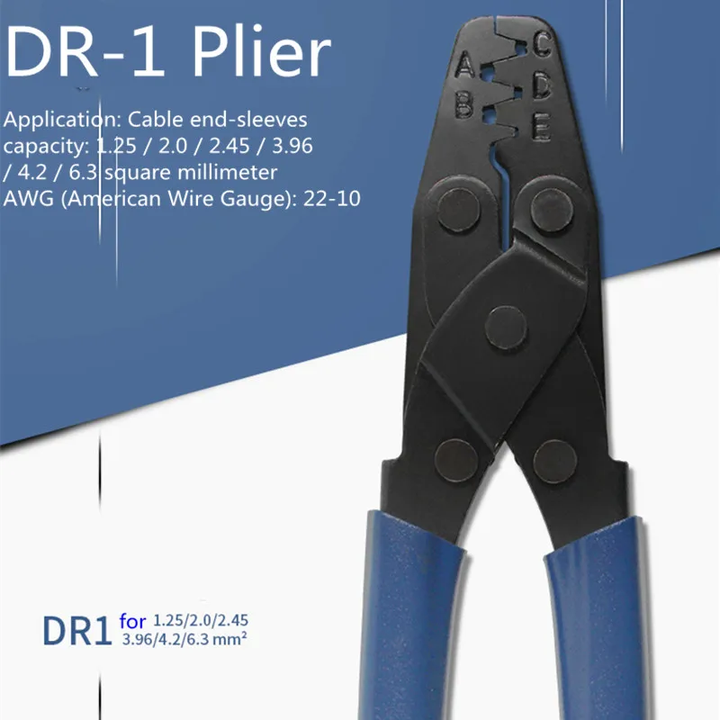 

DR-1 SM C3 PH2.0 vh2.54 3.96 Spring connector terminal crimping pliers