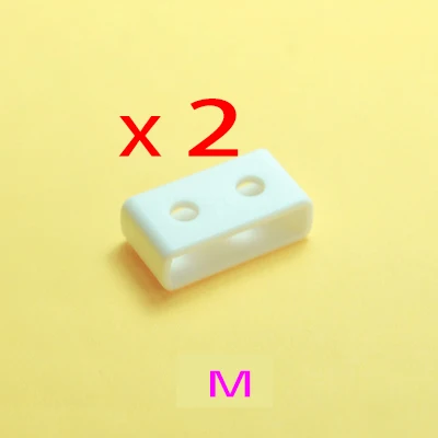 white M-Size 3 размера, ремешок для часов из полимера ТПУ, ремешок с пряжкой, держатель для часов, кольцо-фиксатор для casio - Цвет ремешка: white M-Size